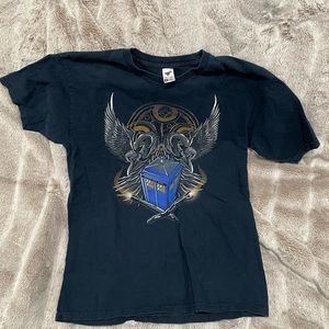 Doctor WHO “Angels Have the Phone Box” t-shirt MED 10th & 11th sonic screwdriver